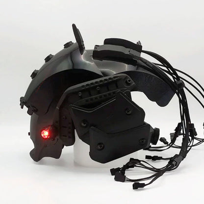 Brain-Computer Interface Cyberpunk Helmet