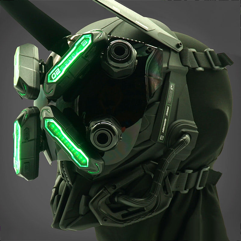 DIY Custom Cyberpunk Mask