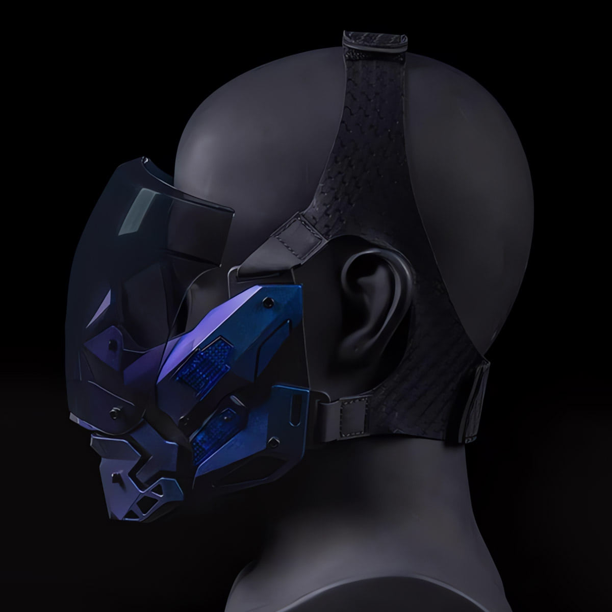 NEONX Night Phantom Stealth Cyberpunk Mask