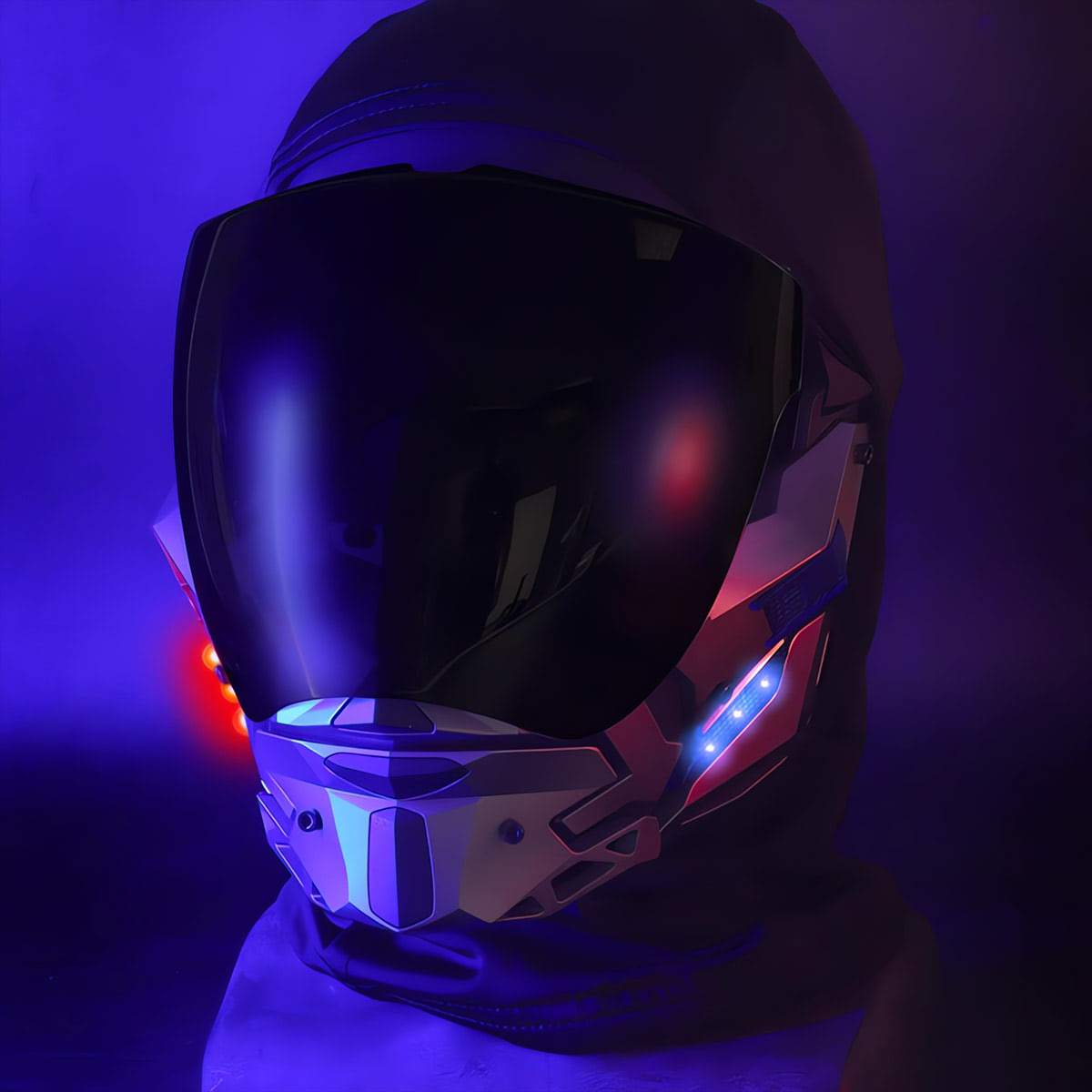 NEONX Night Phantom Stealth Cyberpunk Mask