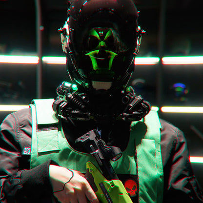Cyberpunk Punisher Mask