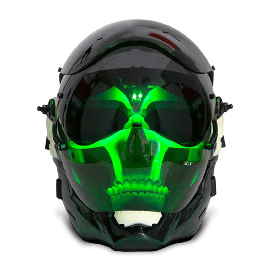 NEONX Punisher-01 Translucent Skull Cyberpunk Mask