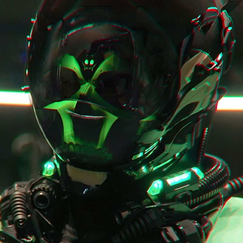 Cyberpunk Punisher Mask