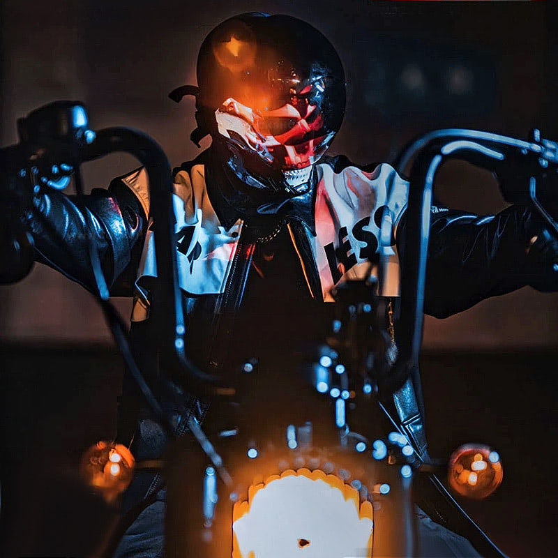 Cyberpunk Punisher Mask
