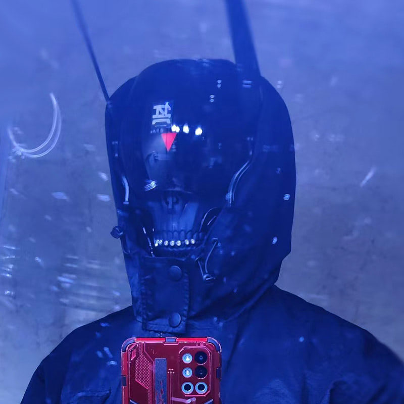 Cyberpunk Skull Mask