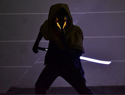 NEONX GR-74 Stealth Edition Full-Face Cyberpunk Helmet