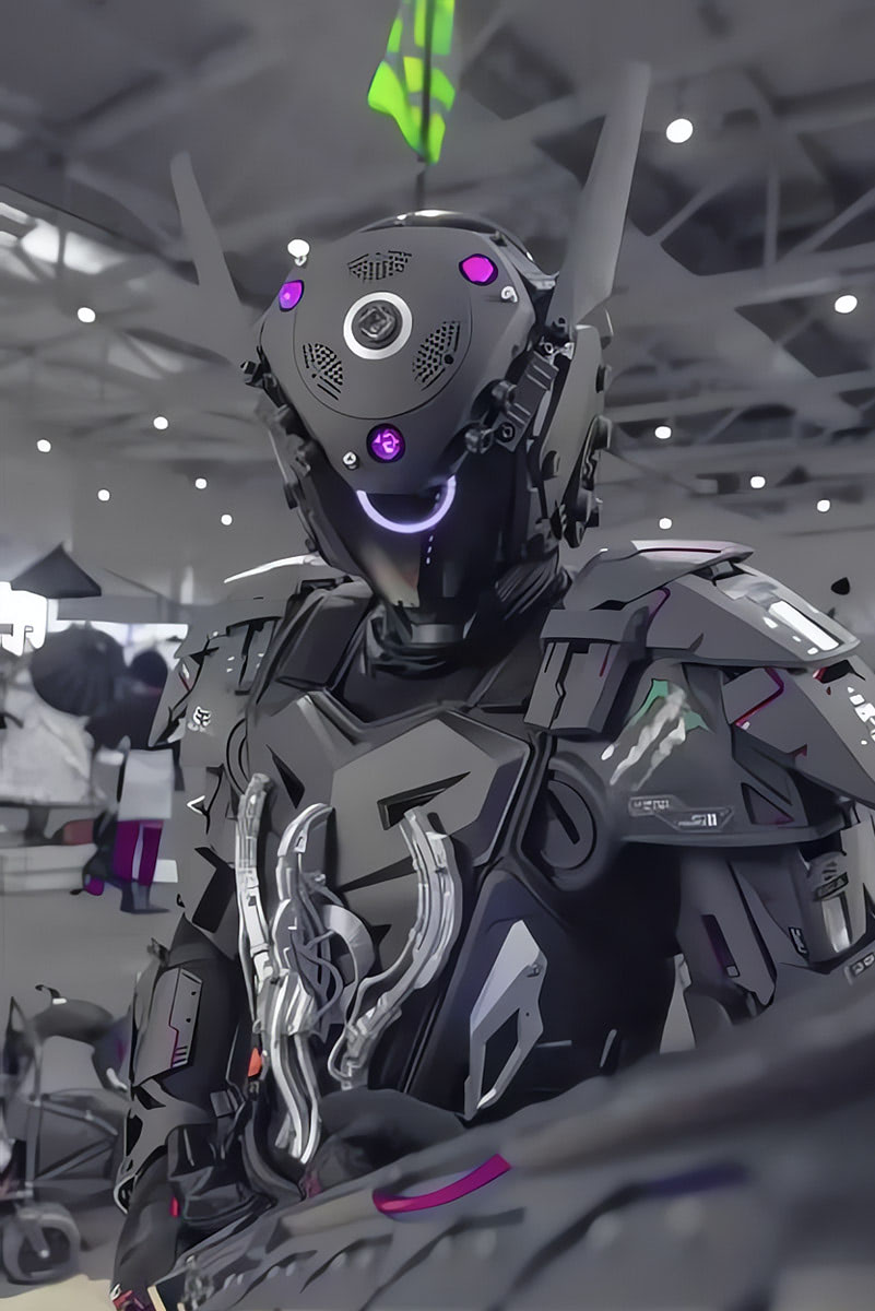 Mecha Helmet Unit-02