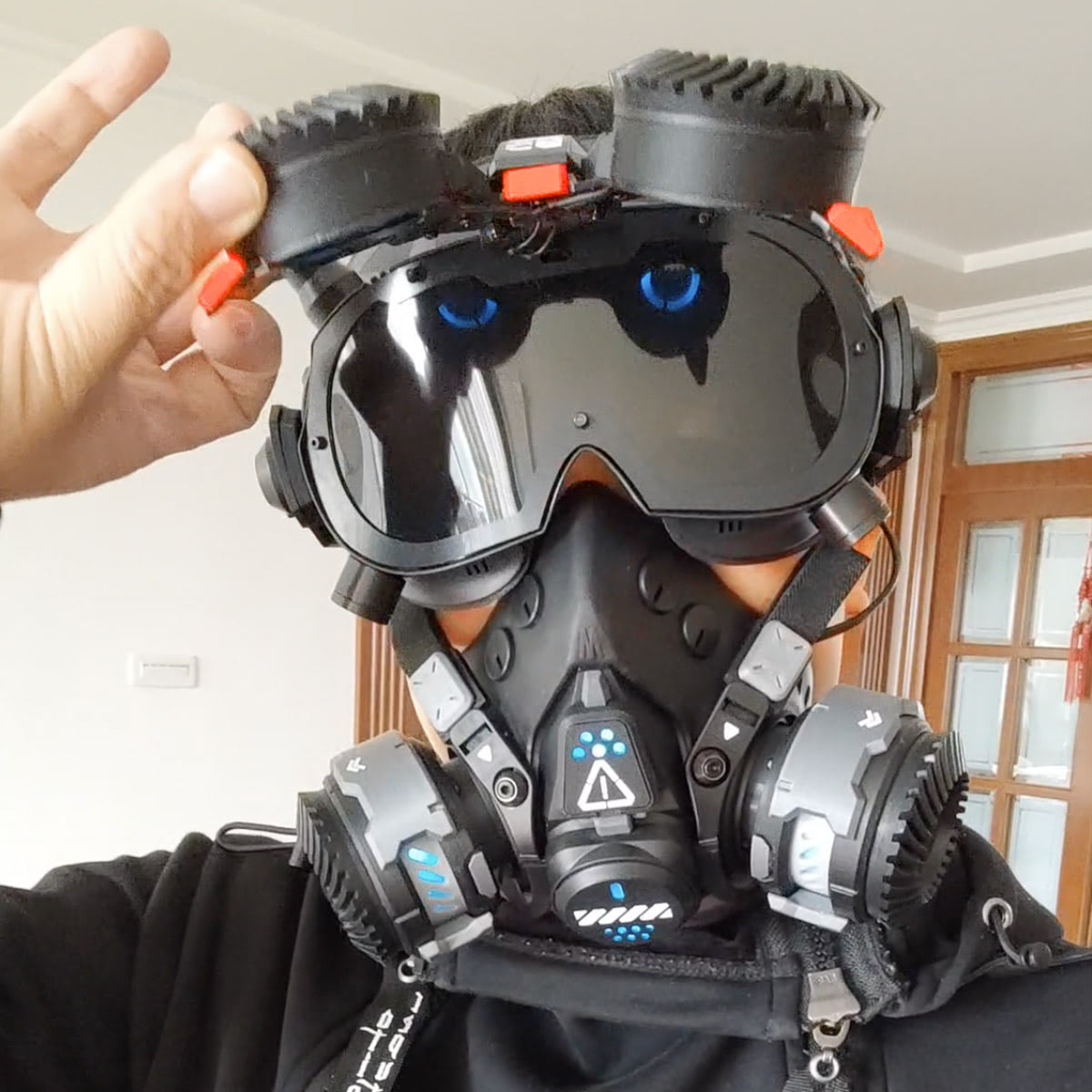 Steampunk Cyberpunk LED Glasses 03