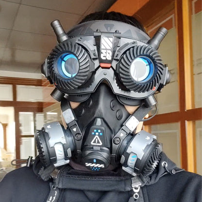 Steampunk Cyberpunk LED Glasses 03