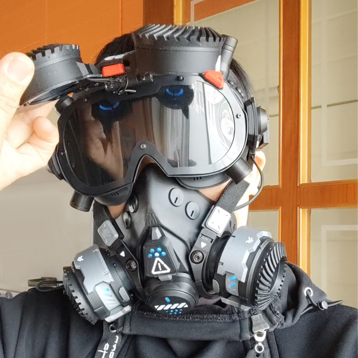 Steampunk Cyberpunk LED Glasses 03
