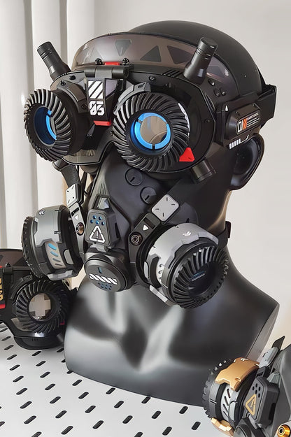 Steampunk Cyberpunk LED Glasses 03