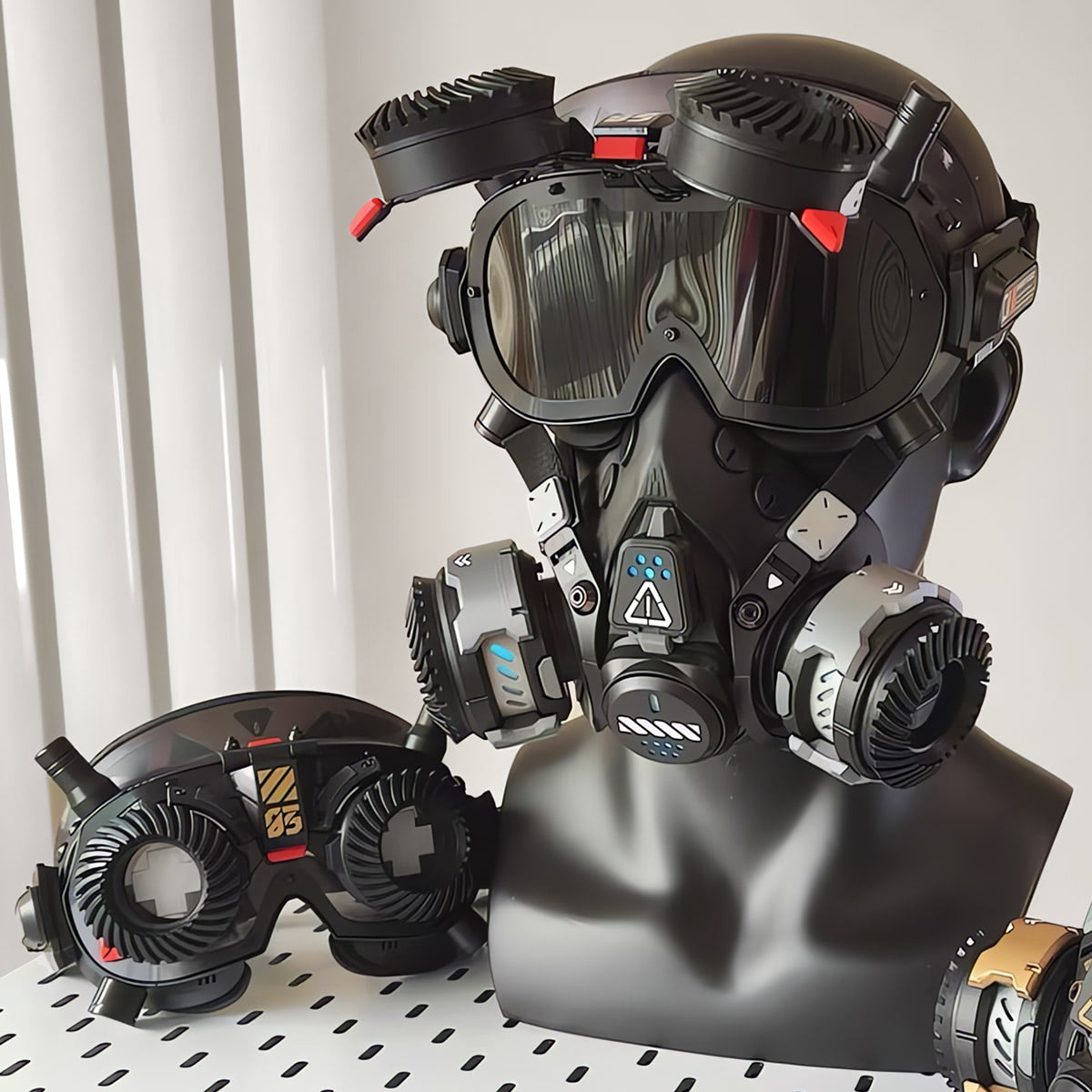 Steampunk Cyberpunk LED Glasses 03