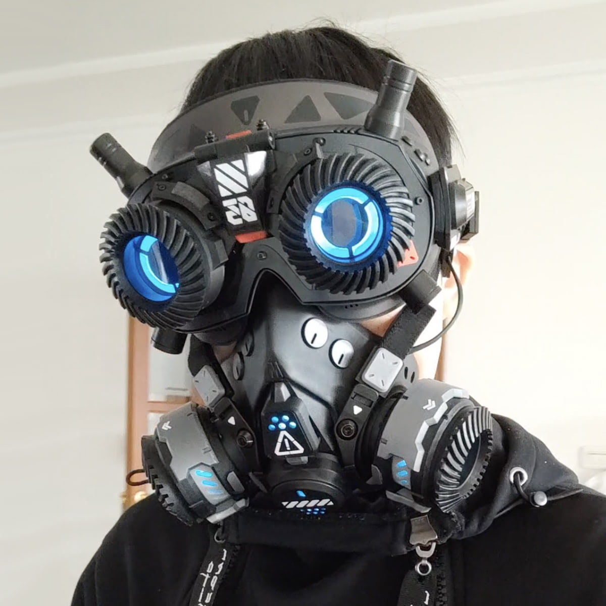Steampunk Cyberpunk LED Glasses 03