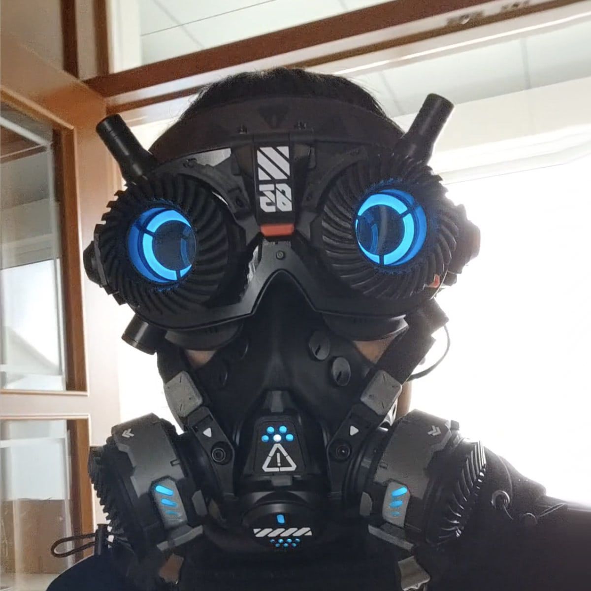 Steampunk Cyberpunk LED Glasses 03