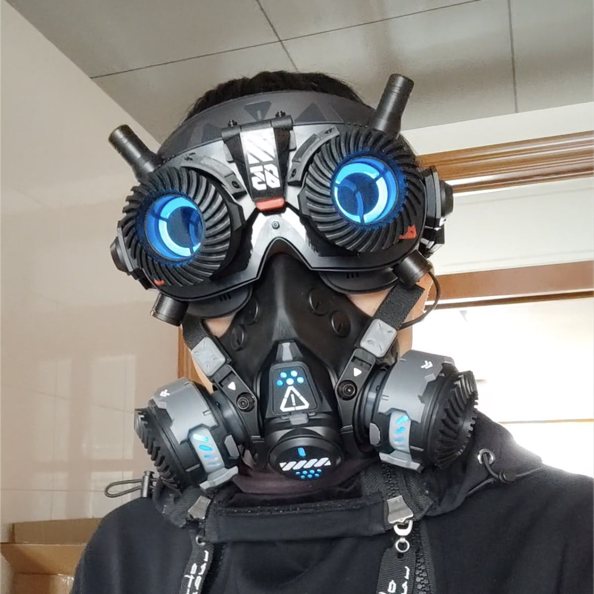 Steampunk Cyberpunk LED Glasses 03