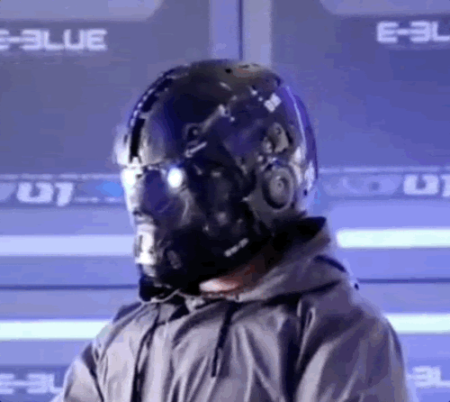 WARRIORS OF FUTURE Helmet 1/1 Scale High-End Prop Morstorm
