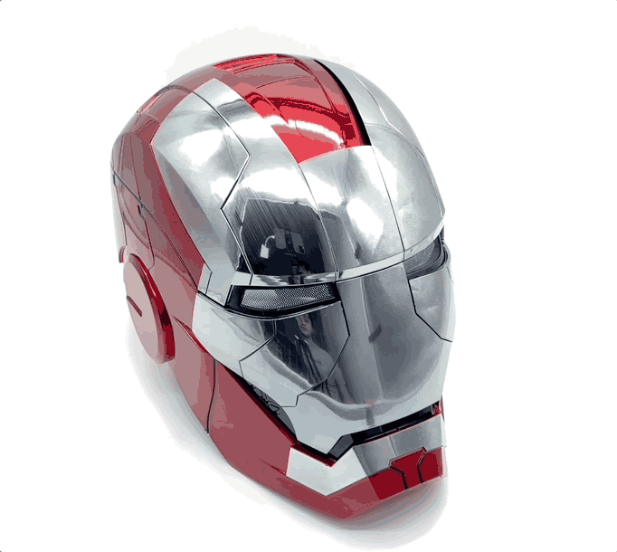 NEONX MK5 Iron Armor Voice-Controlled Helmet